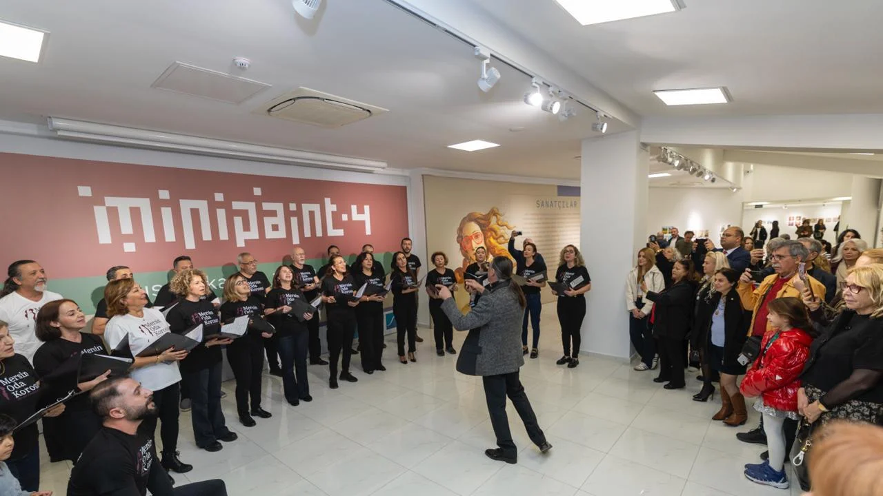 Mini Paint-4 Resim Sergisi, Yenişehir'de açıldı