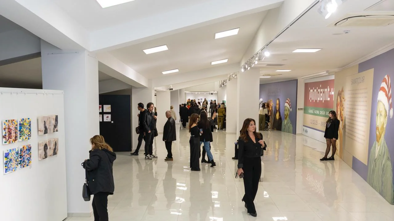 Mini Paint-4 Resim Sergisi, Yenişehir'de açıldı