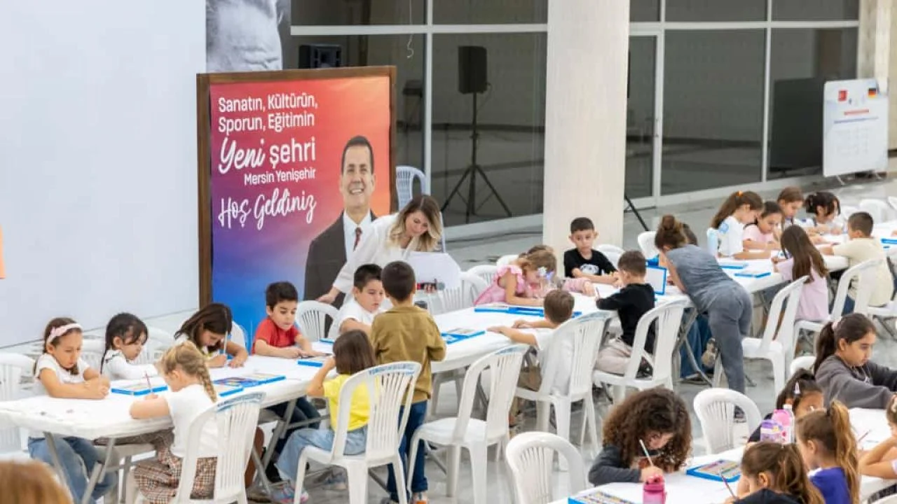 Yenişehir’de minik eller renklerle buluştu