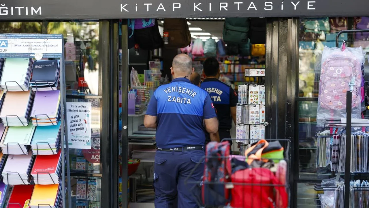 Yenişehir Belediyesinden kırtasiye denetimi