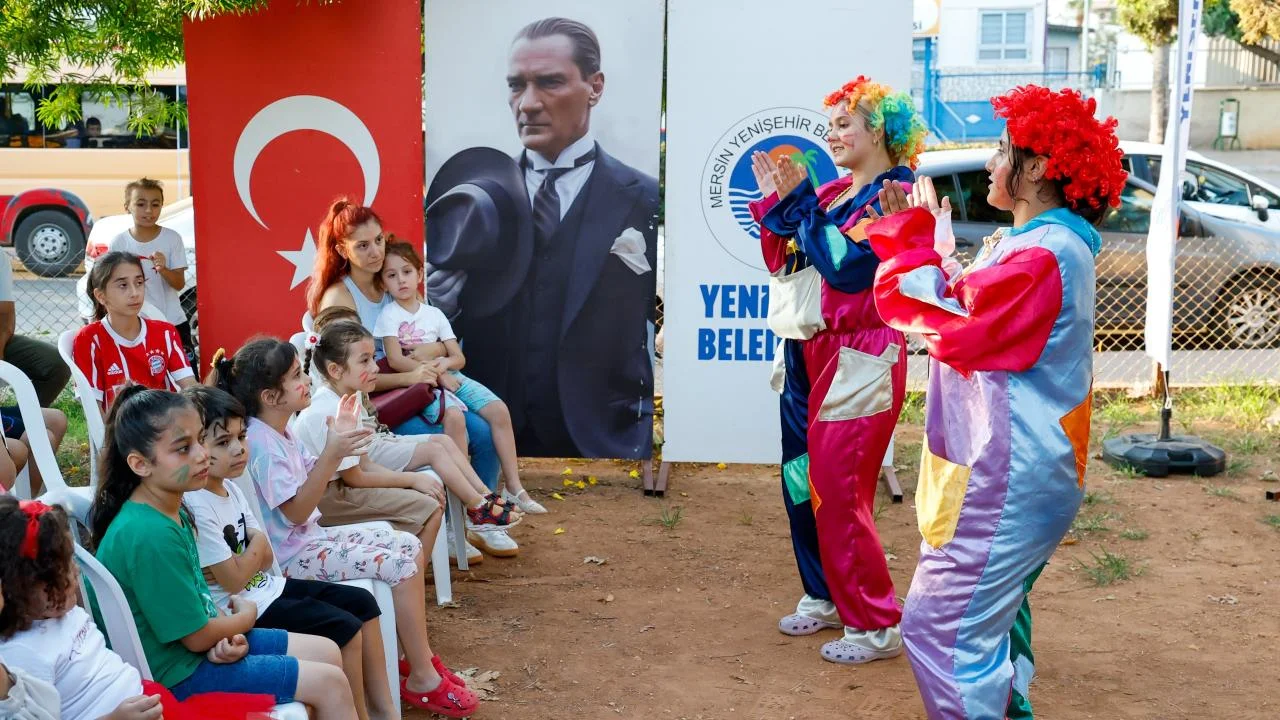Yenişehir Belediyesi 14 mahallede çocuklar için etkinlikler düzenledi