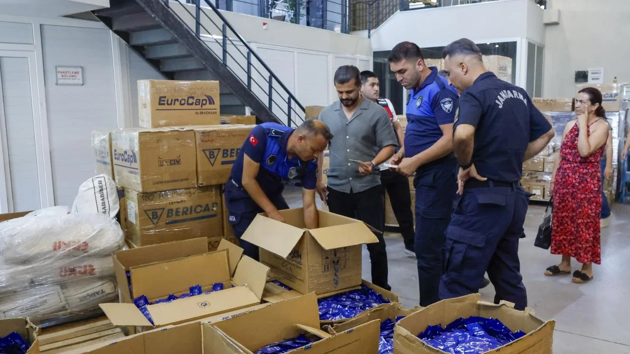 Yenişehir Belediyesi ruhsatsız gıda takviyesi üreten tesisi mühürledi