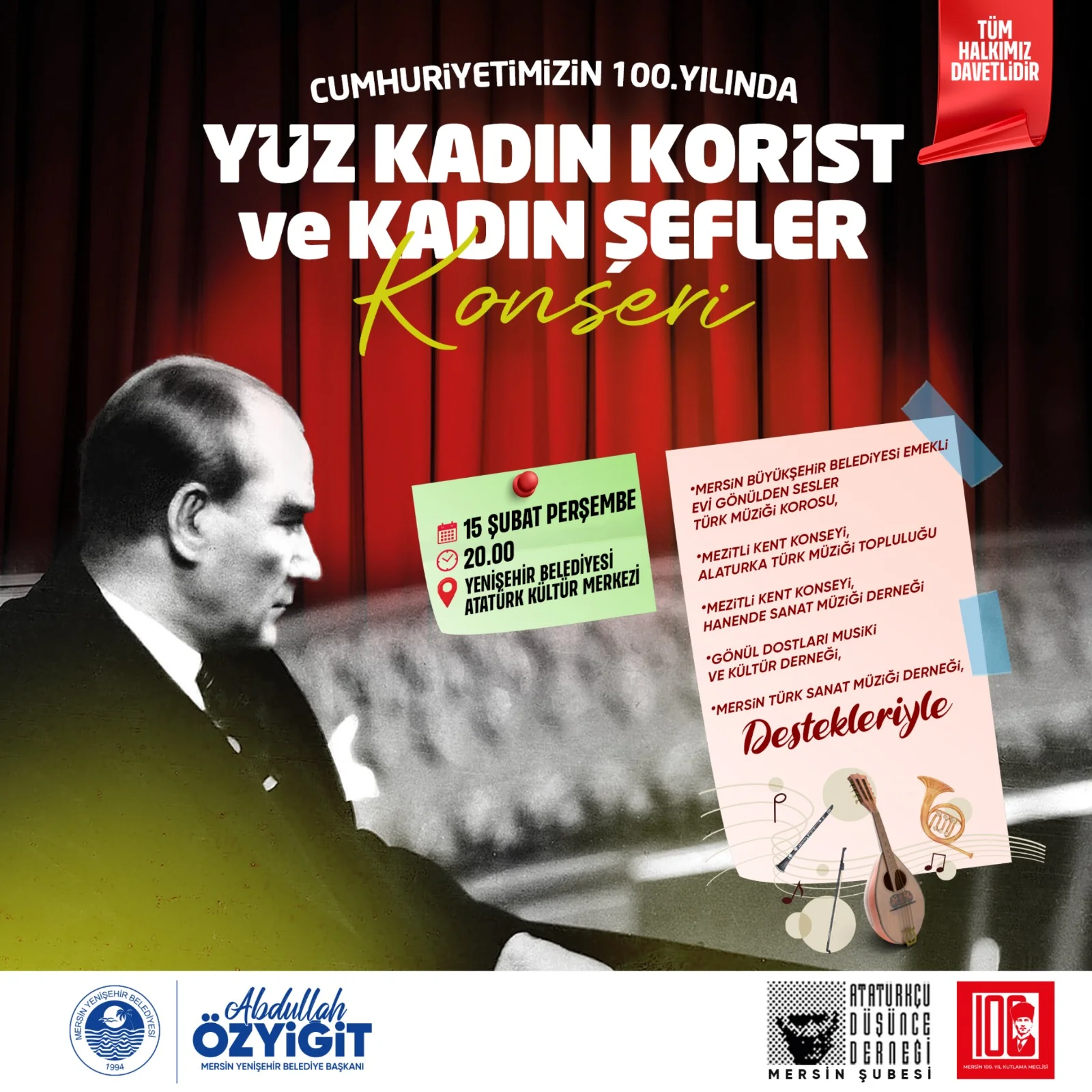 Yüz Kadın Korist ve Kadın Şefler Konseri
